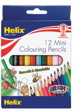 Helix Coloring Pencil 3.5" In 12