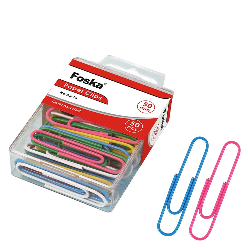 Colorful Office Plastic Paper Clips
