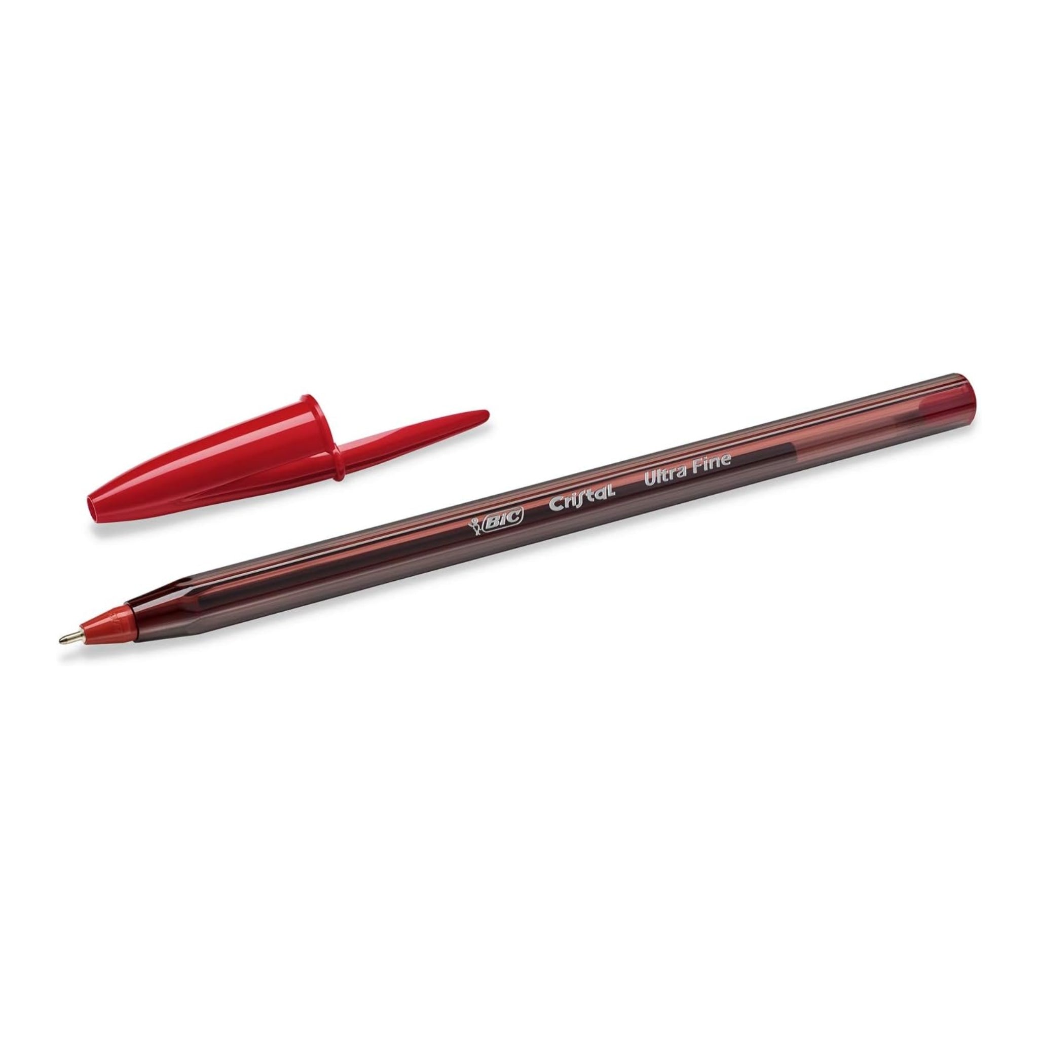 BIC Cristal Ultra Fine Pen - Red - Office R Us Lagos