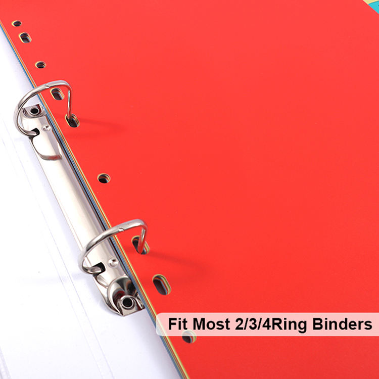 A4 Paper Index Dividers 180gsm – Assorted Colours