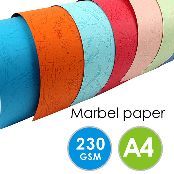 A4 Marble Paper Binding Cover 210gsm