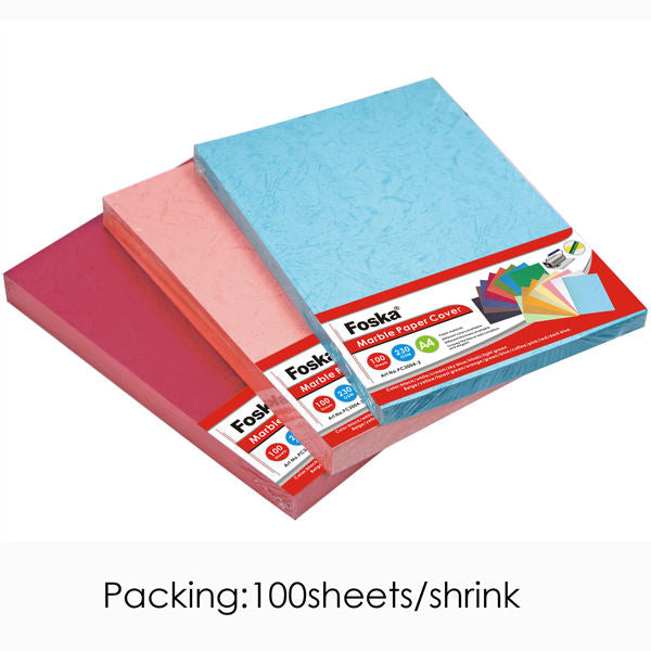 A4 Marble Paper Binding Cover 210gsm