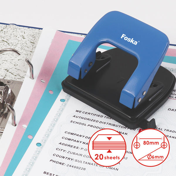 Foska PP8613 paper punch view 4