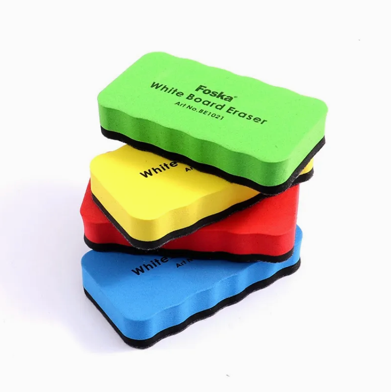 Magnetic EVA Fiber Whiteboard Eraser – Compact 11cm