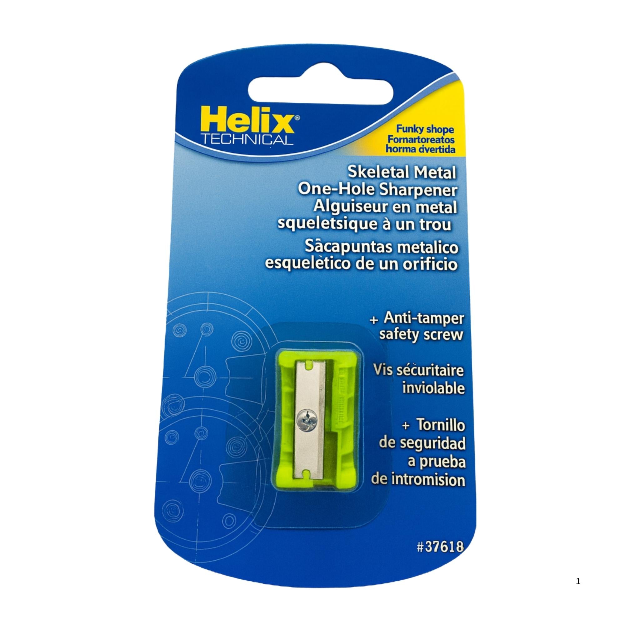 Helix Single Hole Skeleton Sharpener