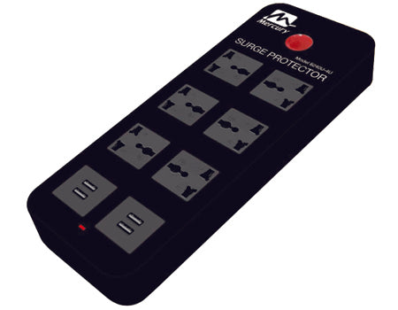 Mercury 6240U-4U Surge Protector with USB