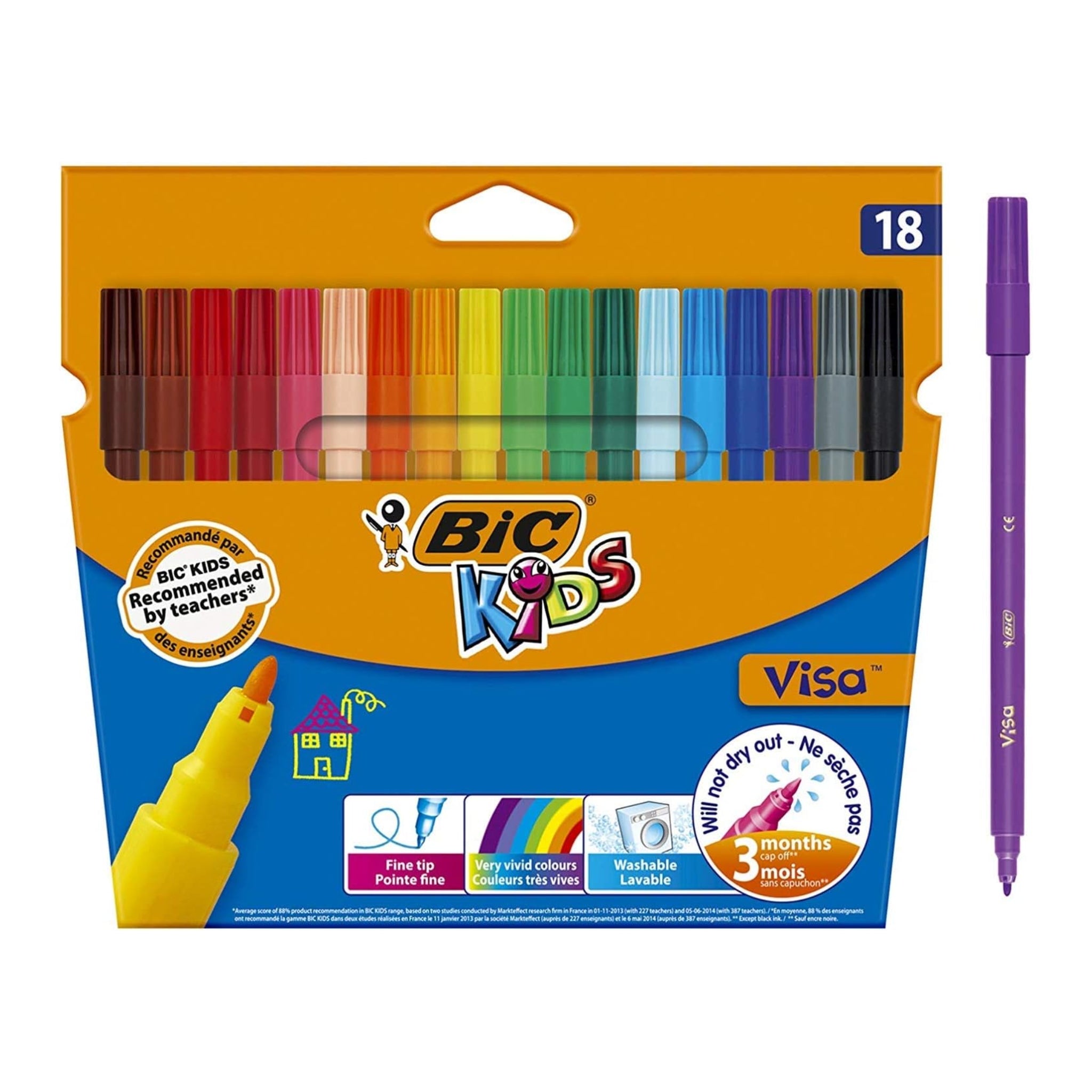 BIC Colouring Visa Grant 18 in Wallet - Office R Us Lagos