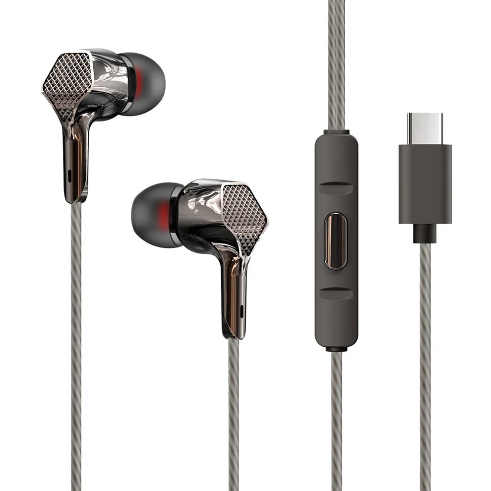 Digifon Tunz C2 Type-C Connector Earphones – Black
