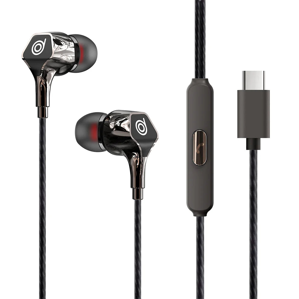 Digifon Tunz C4 Type-C Connector Earphones – Black