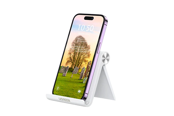UGREEN Adjustable Multi-Angle Phone Stand (White) - Office R Us Lagos