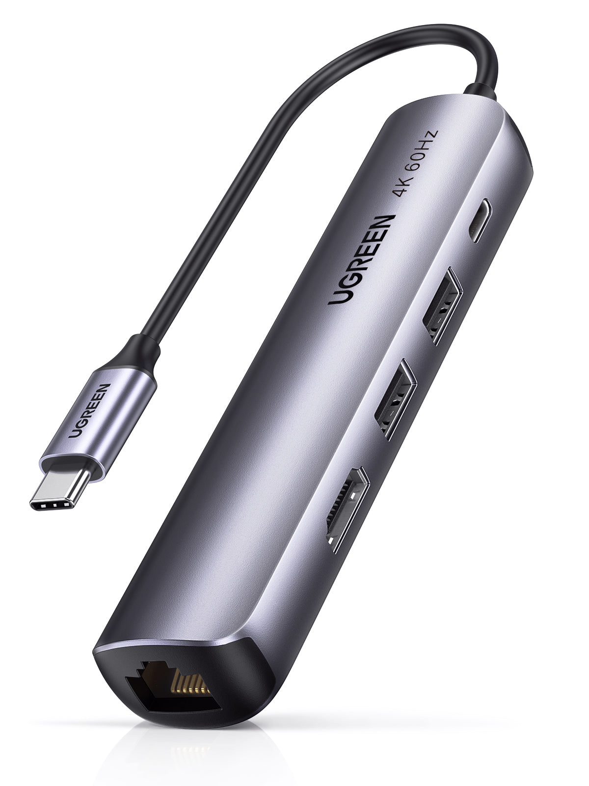 UGREEN USB-C to 2× USB 3.0+HDMI+RJ45 Ethernet Adapter + PD - Office R Us Lagos