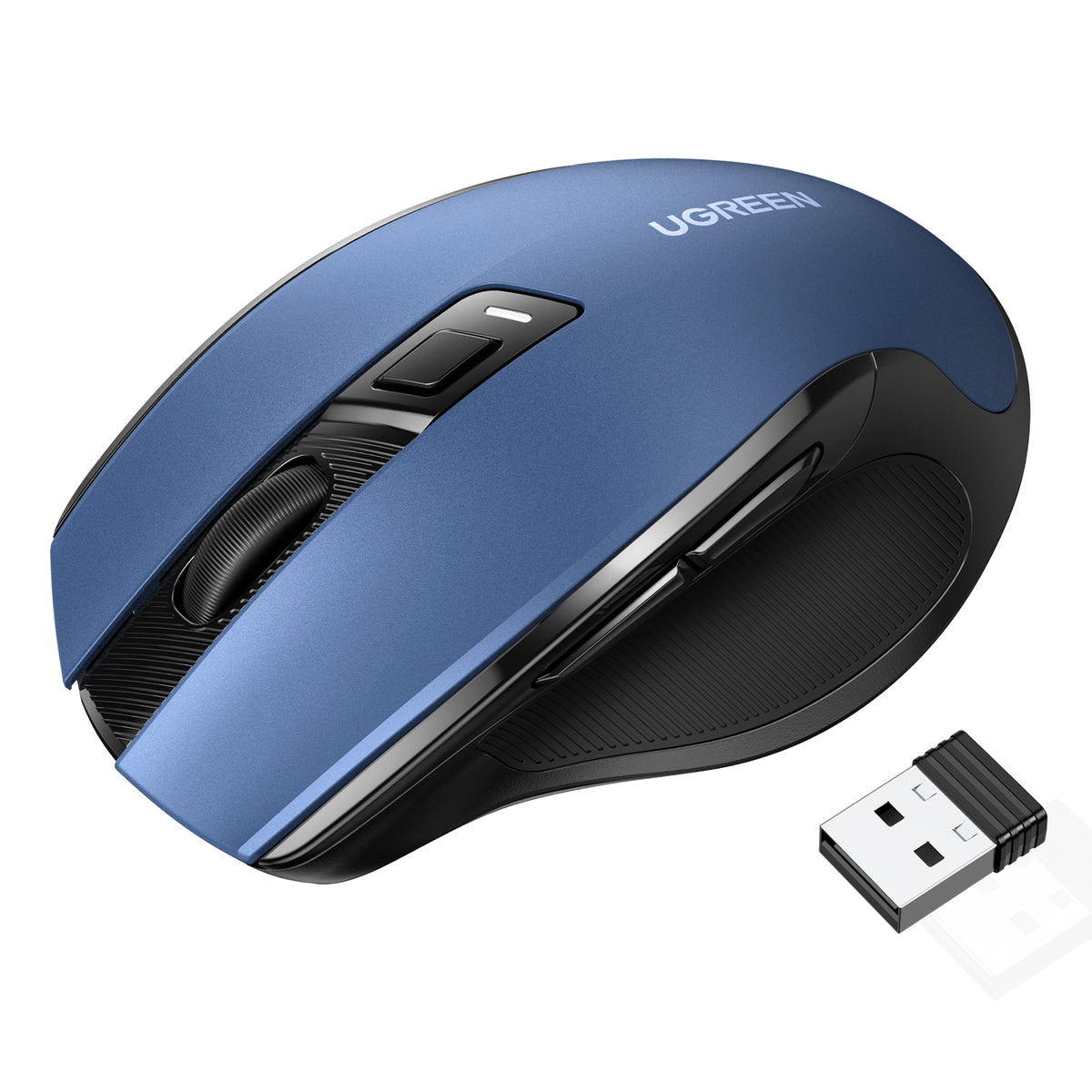 UGREEN Ergonomic 2.4G Wireless Mouse (Blue) - Office R Us Lagos