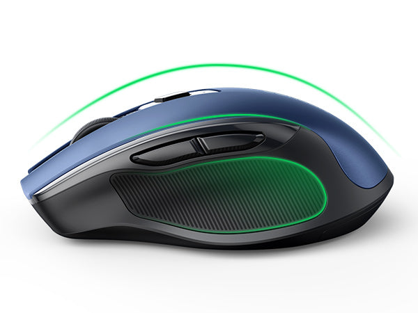 UGREEN Ergonomic 2.4G Wireless Mouse (Blue) - View 5 - Office R Us