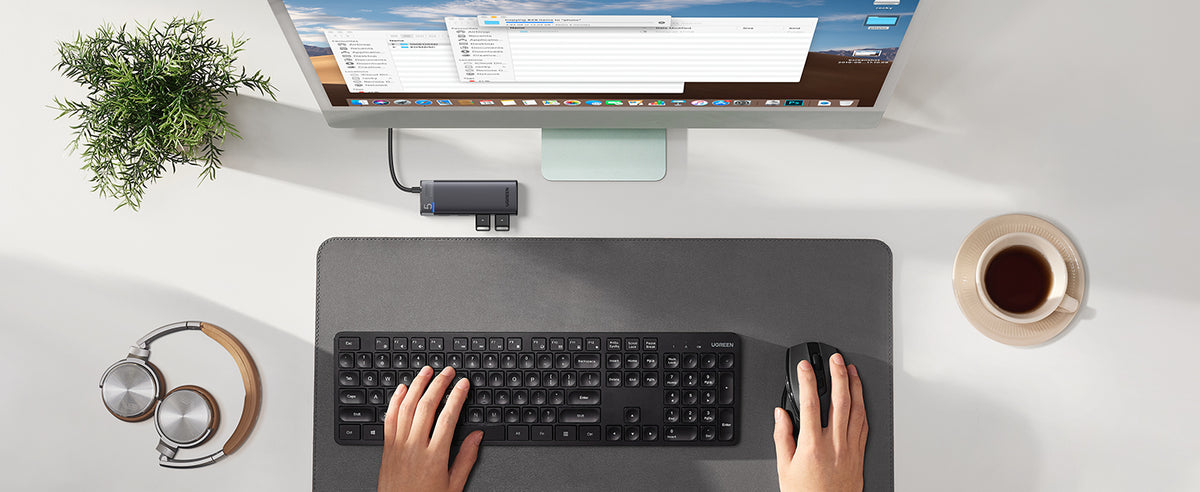 UGREEN 4-Port USB-A Hub - View 2 - Office R Us