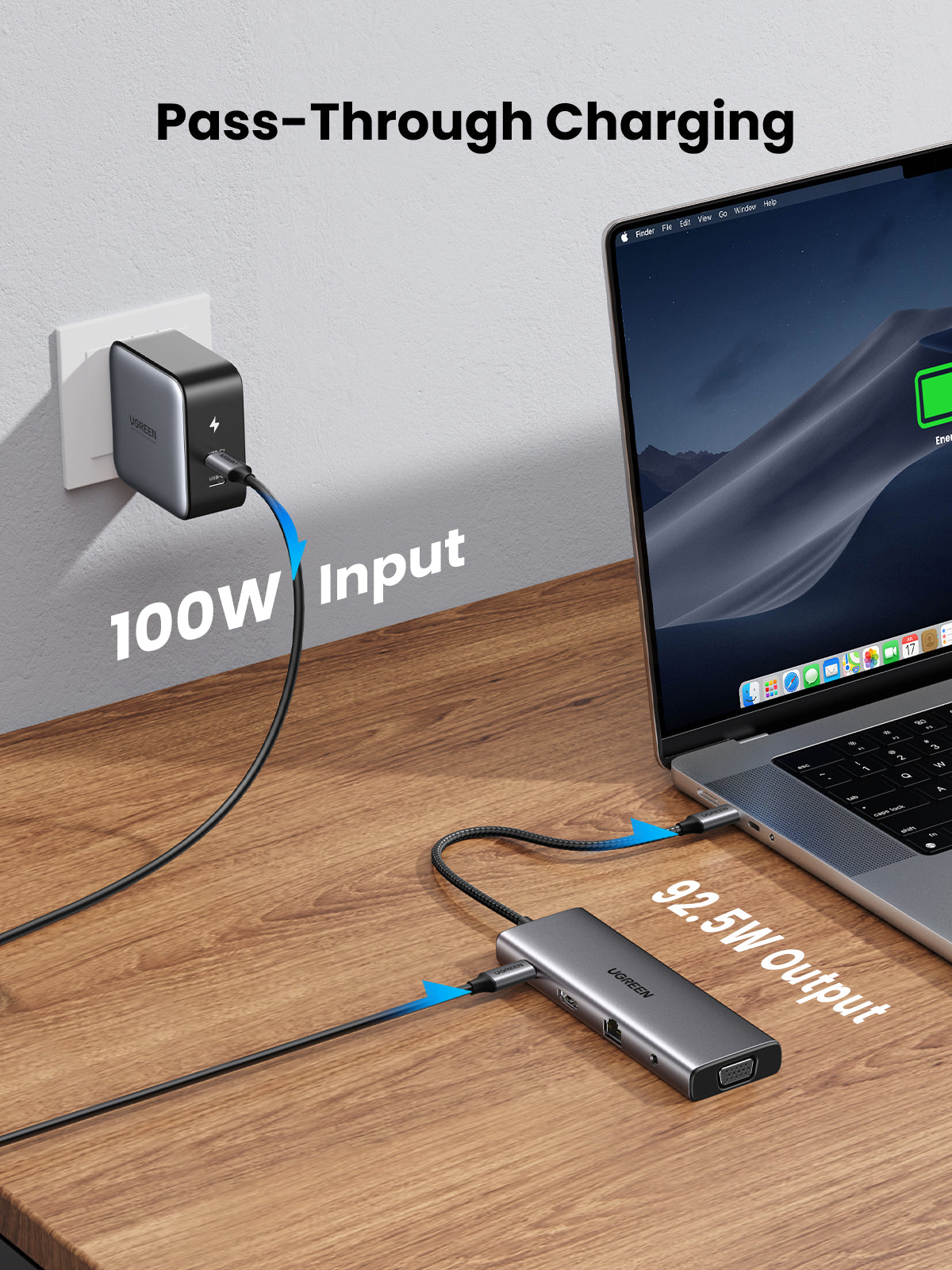 UGREEN USB-C Multifunction Adapter (15601) - View 5 - Office R Us