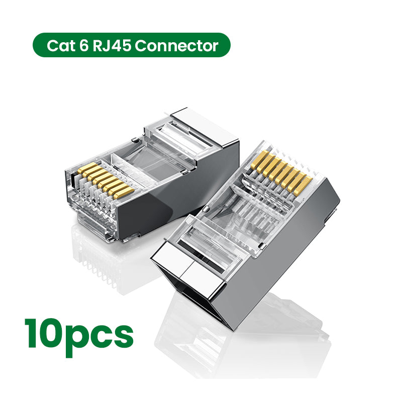 UGREEN Cat 6 Shielded Crystal Head RJ45 Network Connector 10 Pack - Office R Us Lagos