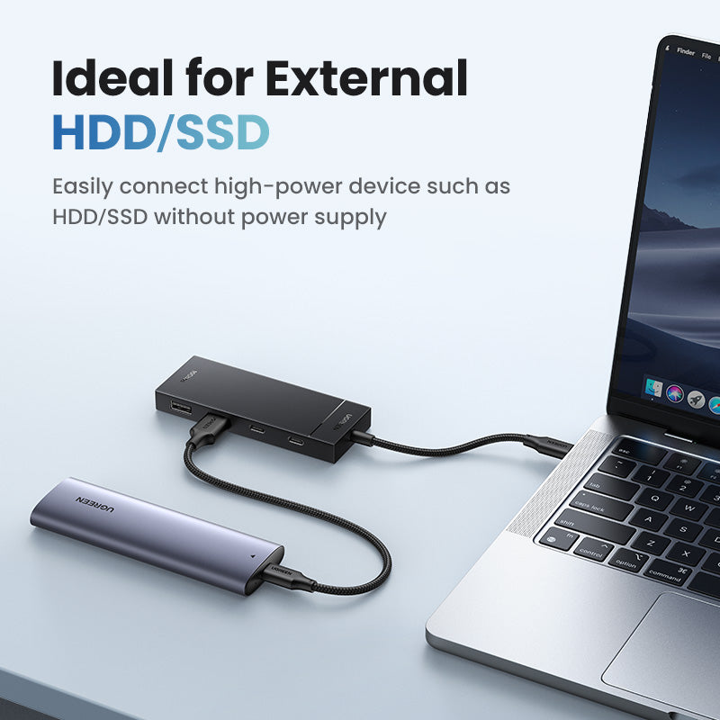 UGREEN 4-Port USB 3.2 Gen 2 Hub - View 5 - Office R Us