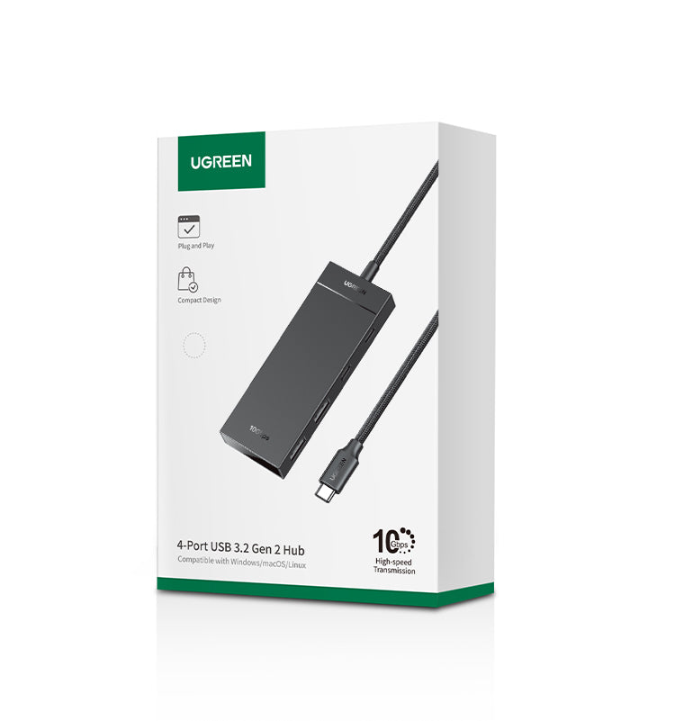 UGREEN 4-Port USB 3.2 Gen 2 Hub - View 6 - Office R Us