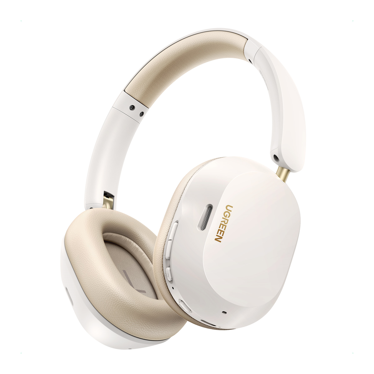 UGREEN HiTune Max5c Hybrid Active Noise-Cancelling Headphones - White - Office R Us