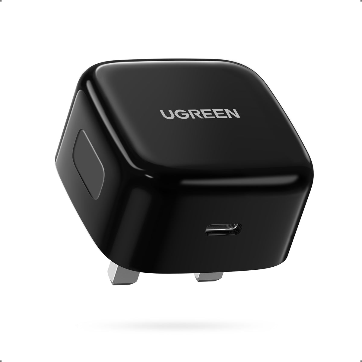 UGREEN 20W PD Fast Charger UK (CD137) - Black / Charger only - Office R Us