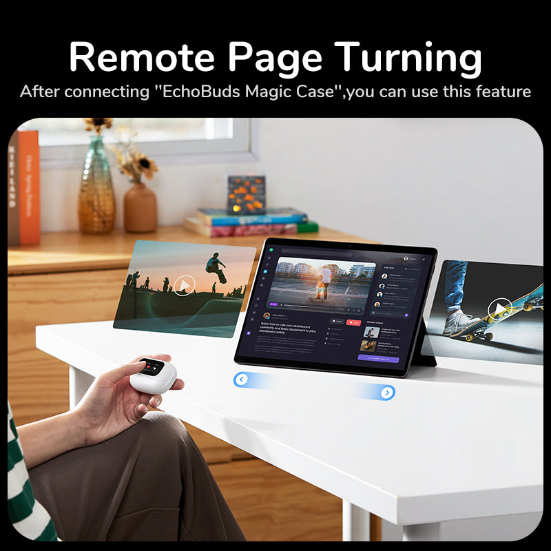 UGREEN EchoBuds Magic (White) - View 3 - Office R Us
