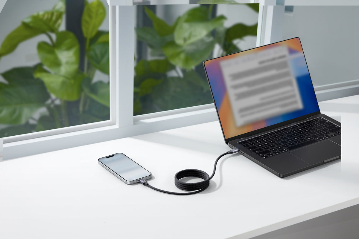 UGREEN USB-C to USB-C PD Magnetic Fast Charging Cable (Gray) - View 2 - Office R Us
