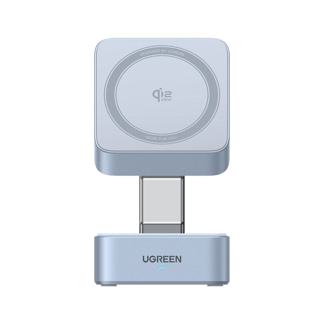 UGREEN 2-in-1 Magnetic Wireless Charger (Space Gray) - Office R Us Lagos