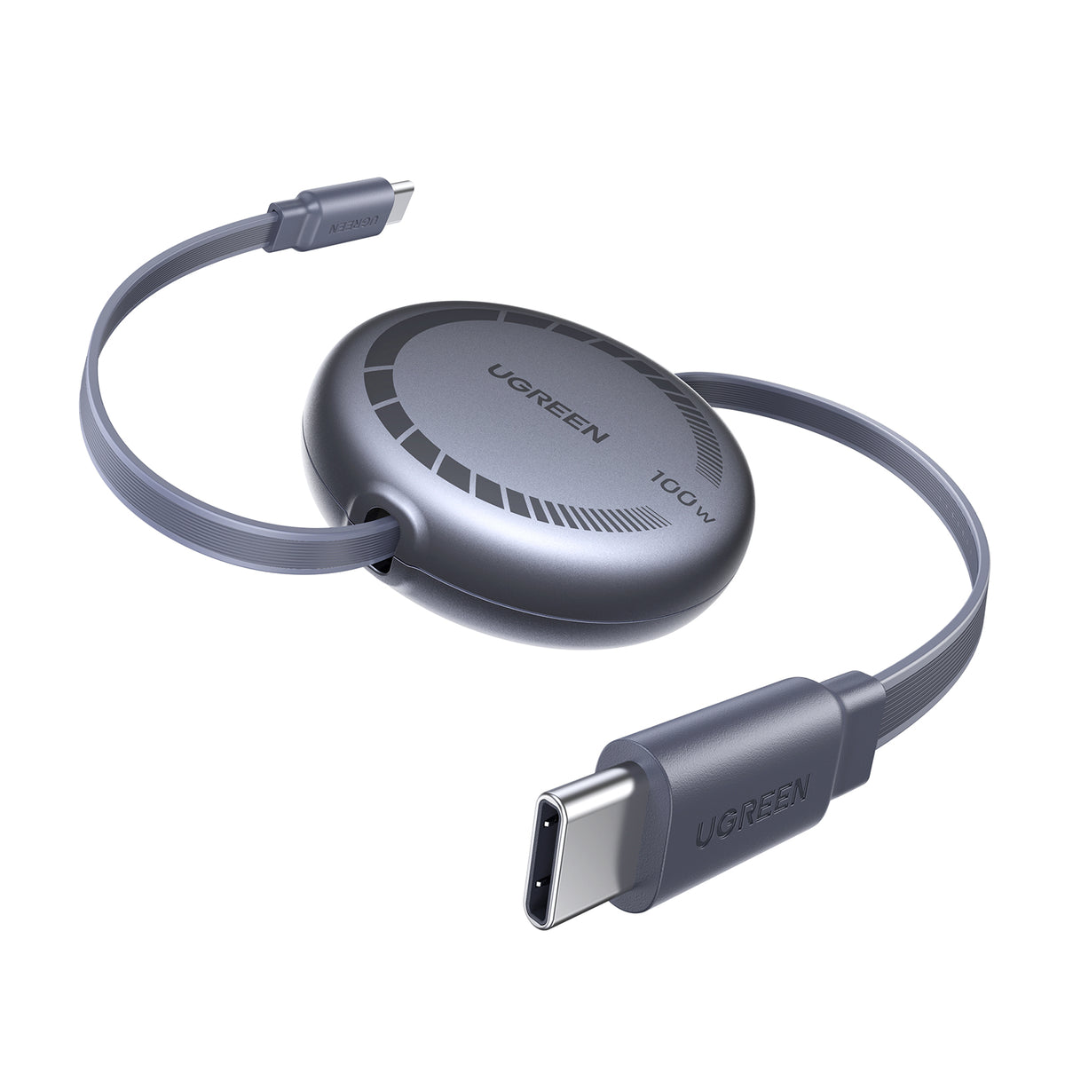 UGREEN USB-C to USB-C PD Fast Charging Retractable Cable 100W Max (1m) - Office R Us Lagos