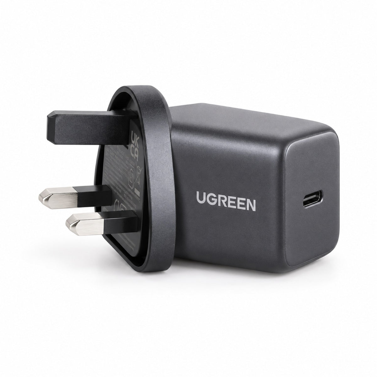 UGREEN 30W USB-C GaN Fast Charger UK (X513) - Charger + 1 m USB-C cable - Office R Us