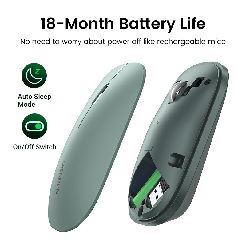 UGREEN Portable Wireless Mouse - View 4 - Office R Us