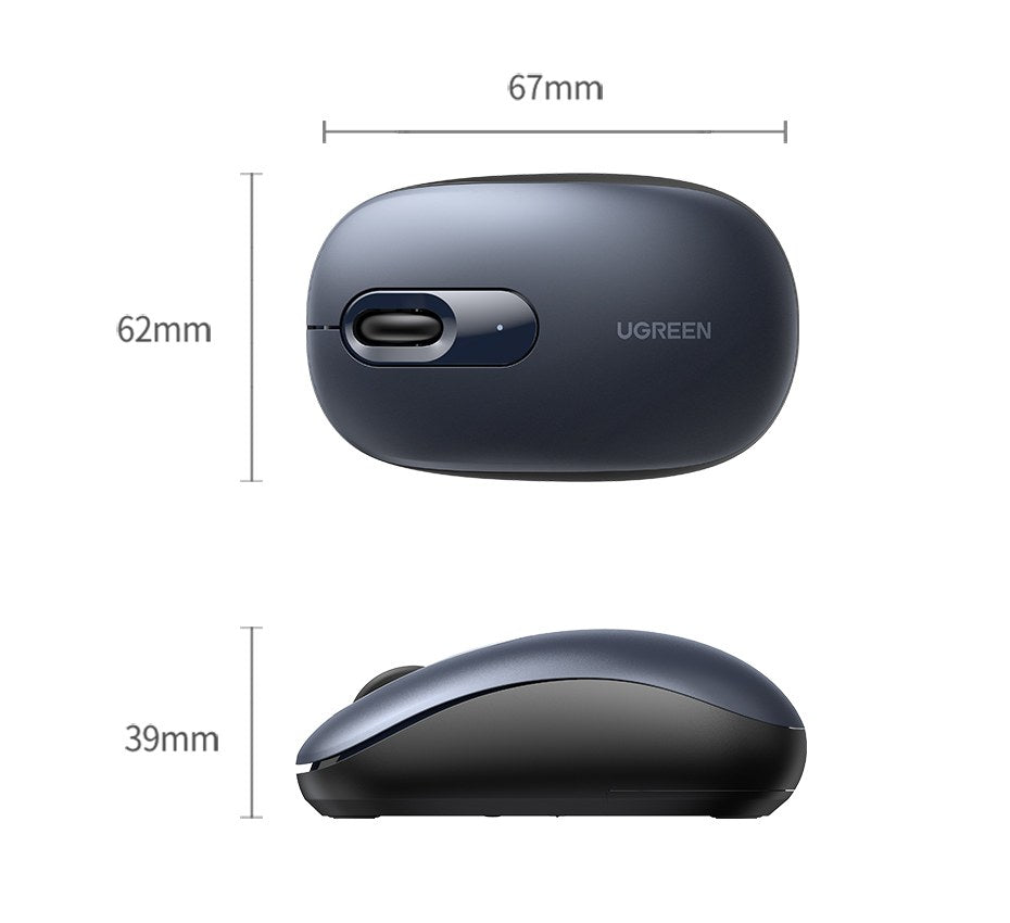 UGREEN 2.4G Wireless Mouse - Midnight Blue - Office R Us