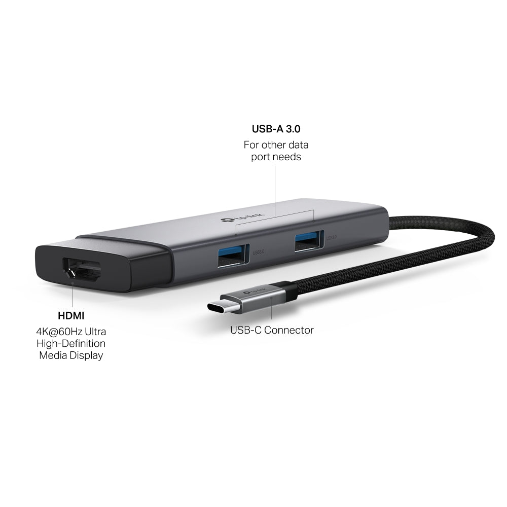 TP-Link UH5020C USB-C 5-in-1 Hub with 4K HDMI - Image 3 - Office R Us