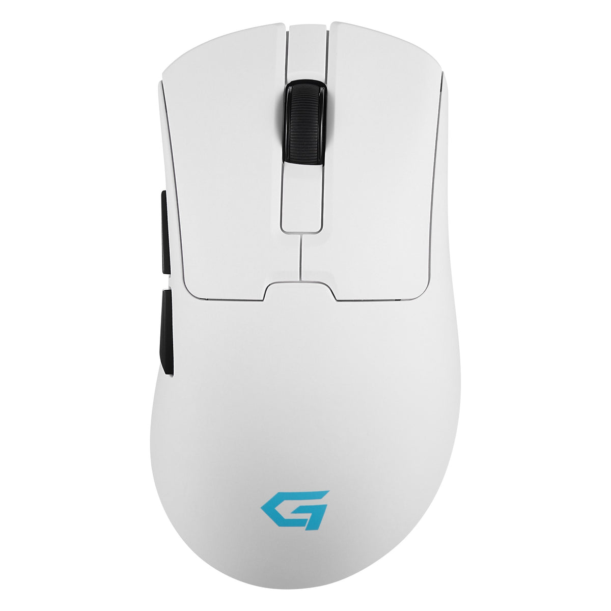 Volkano Gaming Arc Ultra-Lightweight Rechargeable Gaming Mouse - White - Front - Office R Us