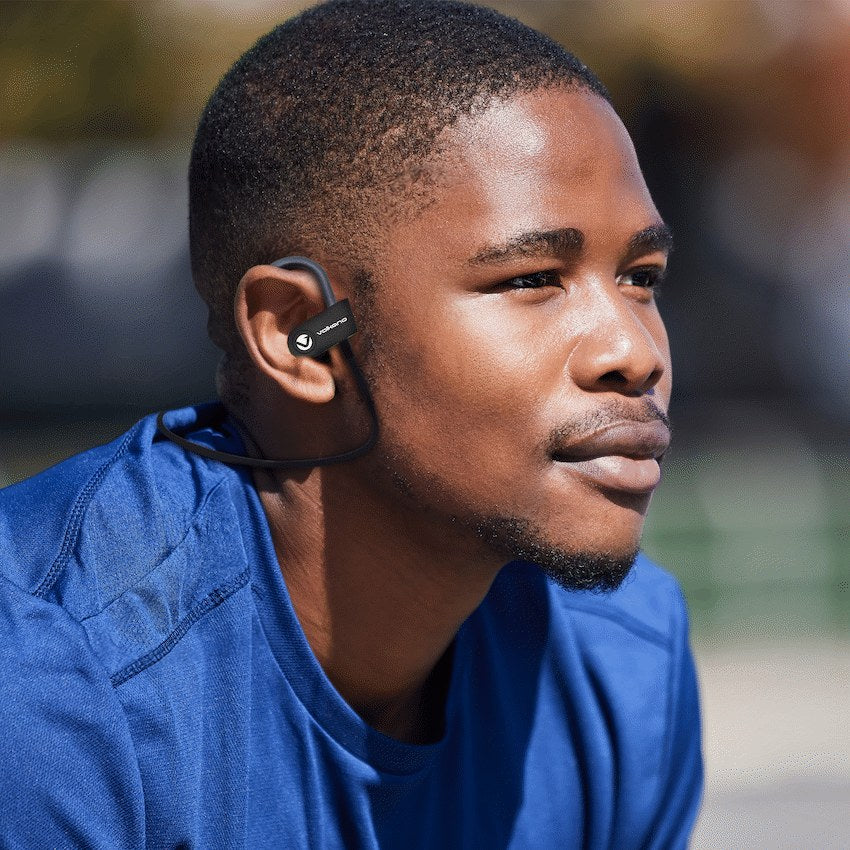 Volkano Race Series Bluetooth Sport Earhook Earphones (Black, VK-1008-BK) - View 7 - Office R Us