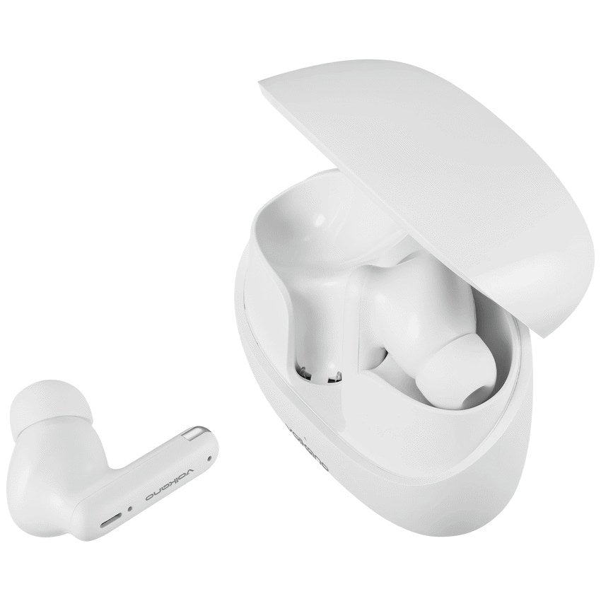 Volkano Jupiter Series TWS Earphones - White - View 7 - Office R Us
