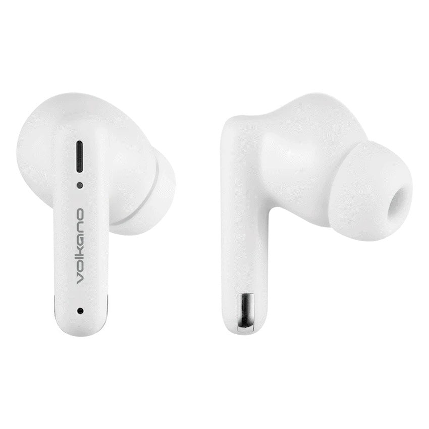 Volkano Jupiter Series TWS Earphones - White - View 8 - Office R Us