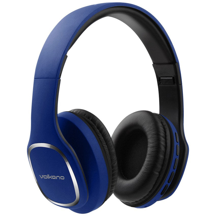 Volkano Phonic Series Bluetooth Full Size Headphones - Blue - View 6 - Office R Us