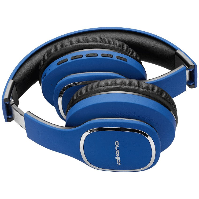 Volkano Phonic Series Bluetooth Full Size Headphones - Blue - View 9 - Office R Us