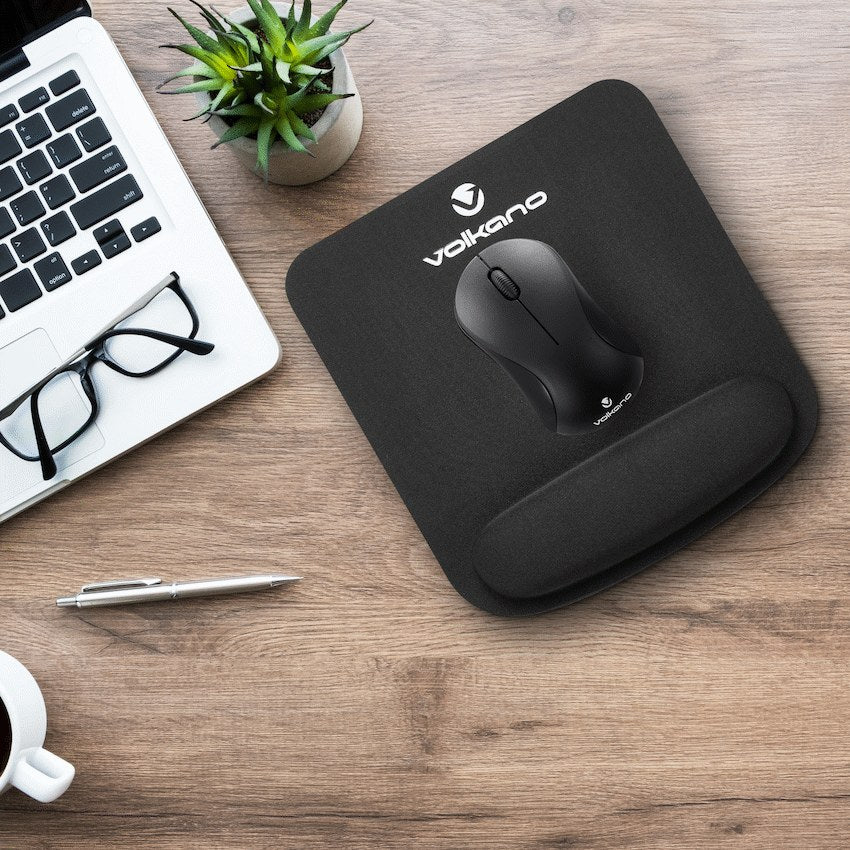 Volkano Rest Series Gel Mousepad (Black, VK-20023-BK) - View 6 - Office R Us