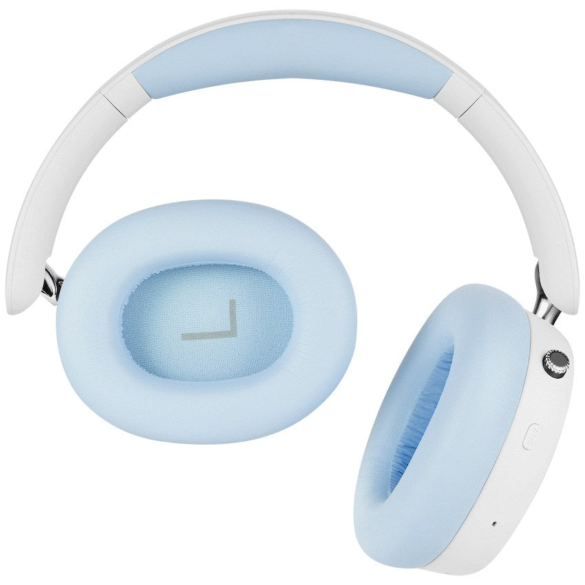 Volkano Lexi Pro Hybrid ANC Headphones - Blue/Cream - View 8 - Office R Us