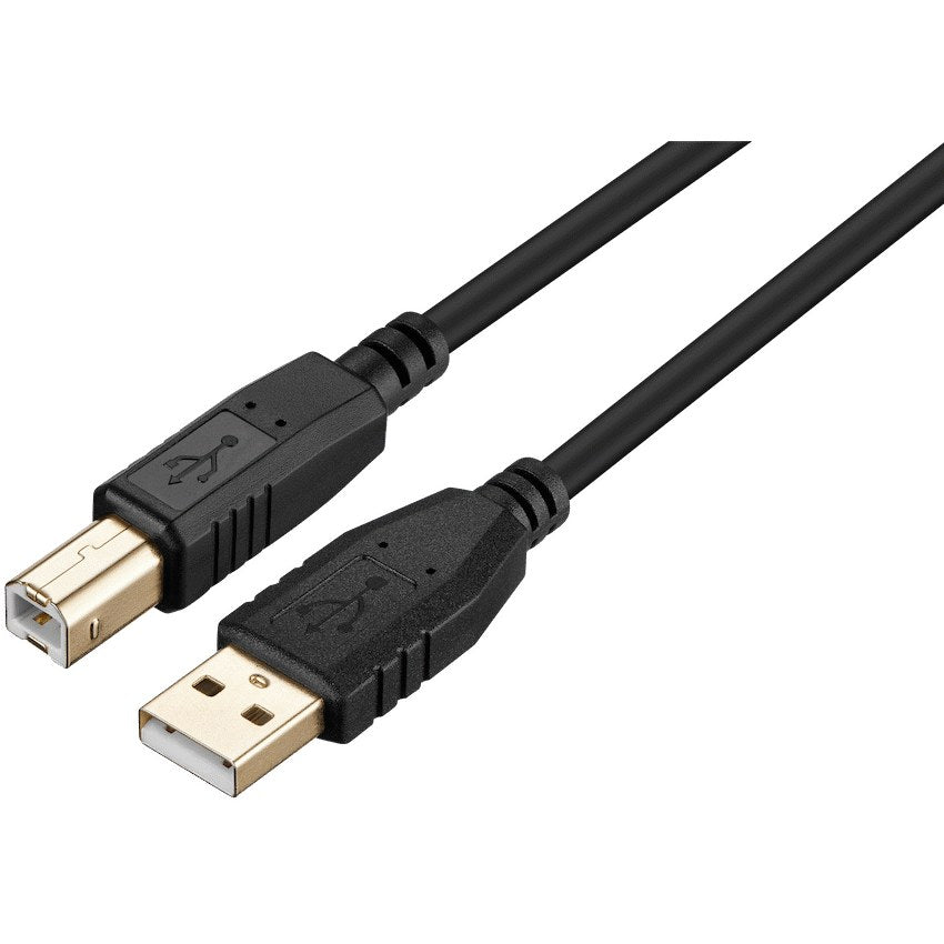 Volkano Print Series USB Printer Cable (Black) - 3 m - View 7 - Office R Us