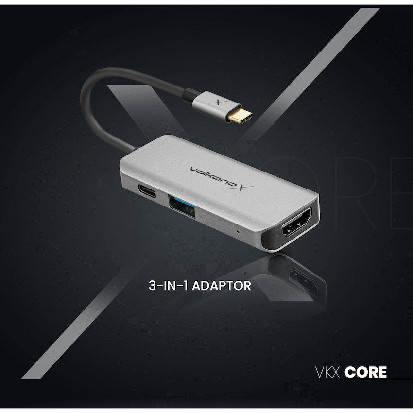 VolkanoX Core 3-in-1 Adapter (VK-20209-BK) - View 5 - Office R Us