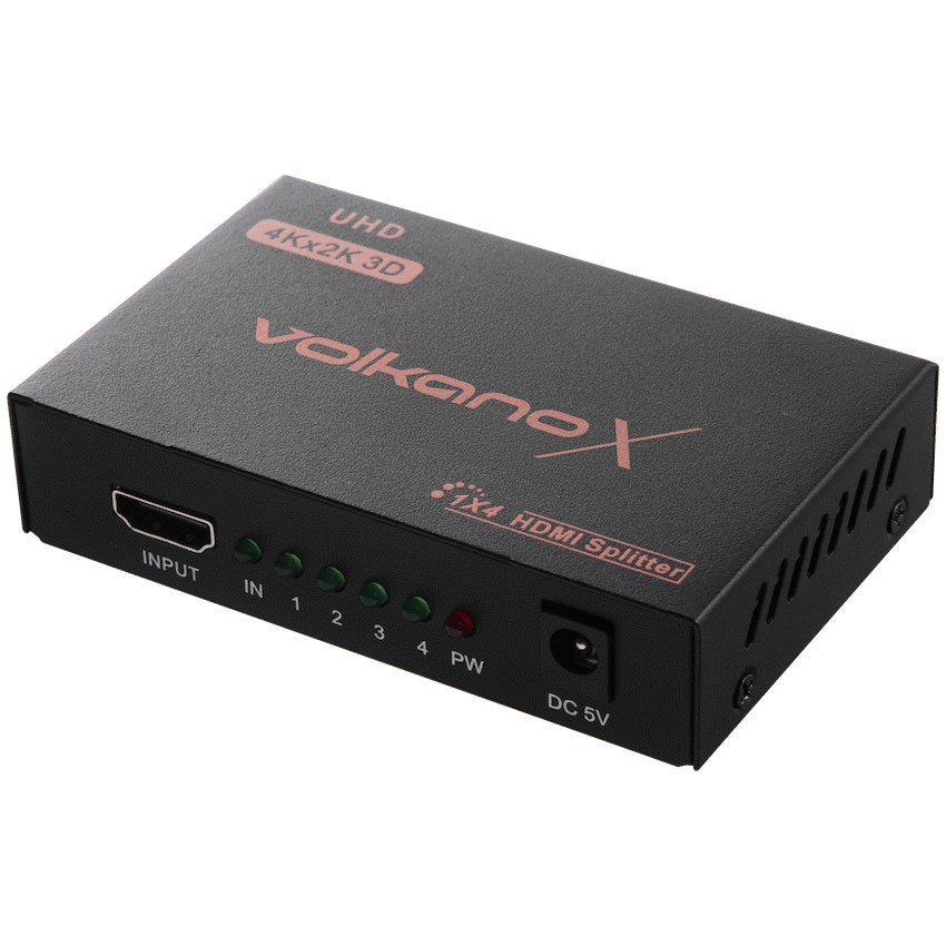 VolkanoX Define Series 4-Way HDMI Splitter (VK-20212-BK) - Office R Us Lagos
