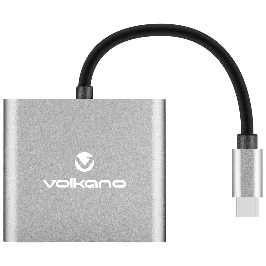 Volkano Expand Series 3-in-1 Type-C Hub (VK-20233-BK) - Office R Us Lagos