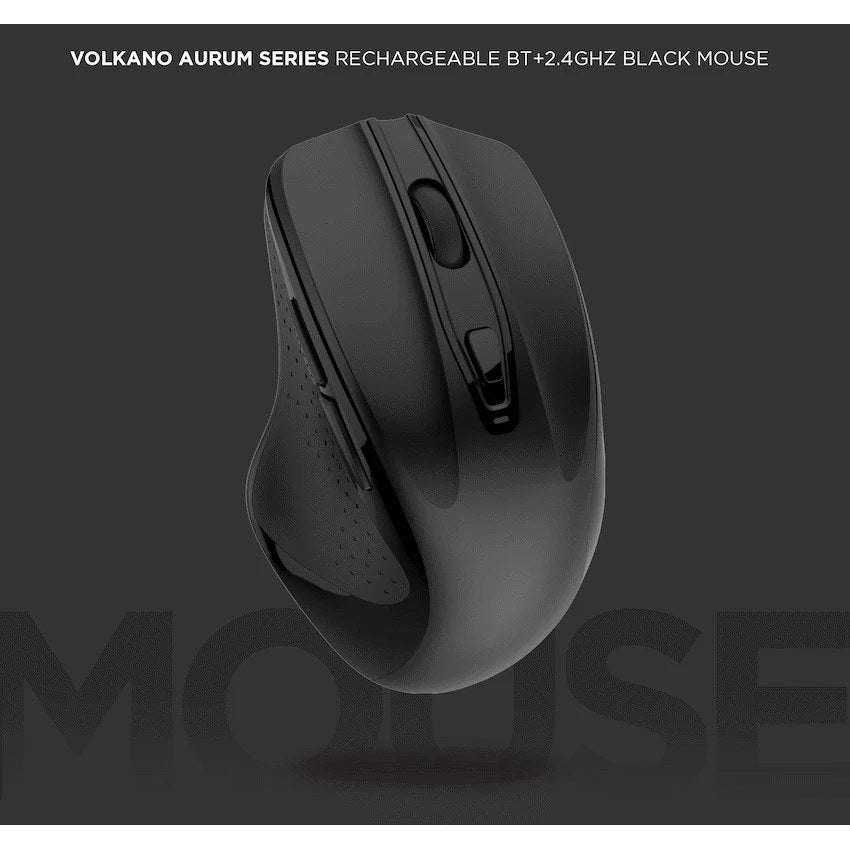 Volkano Aurum Series Bluetooth Wireless Mouse (Black, VK-20235-BK) - View 7 - Office R Us