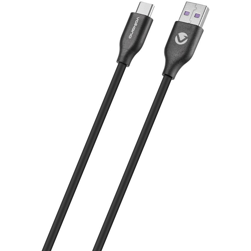 Volkano Flexi Series 30W USB to Type-C Cable (1.5 m, Black, VK-20263-BK) - Office R Us Lagos