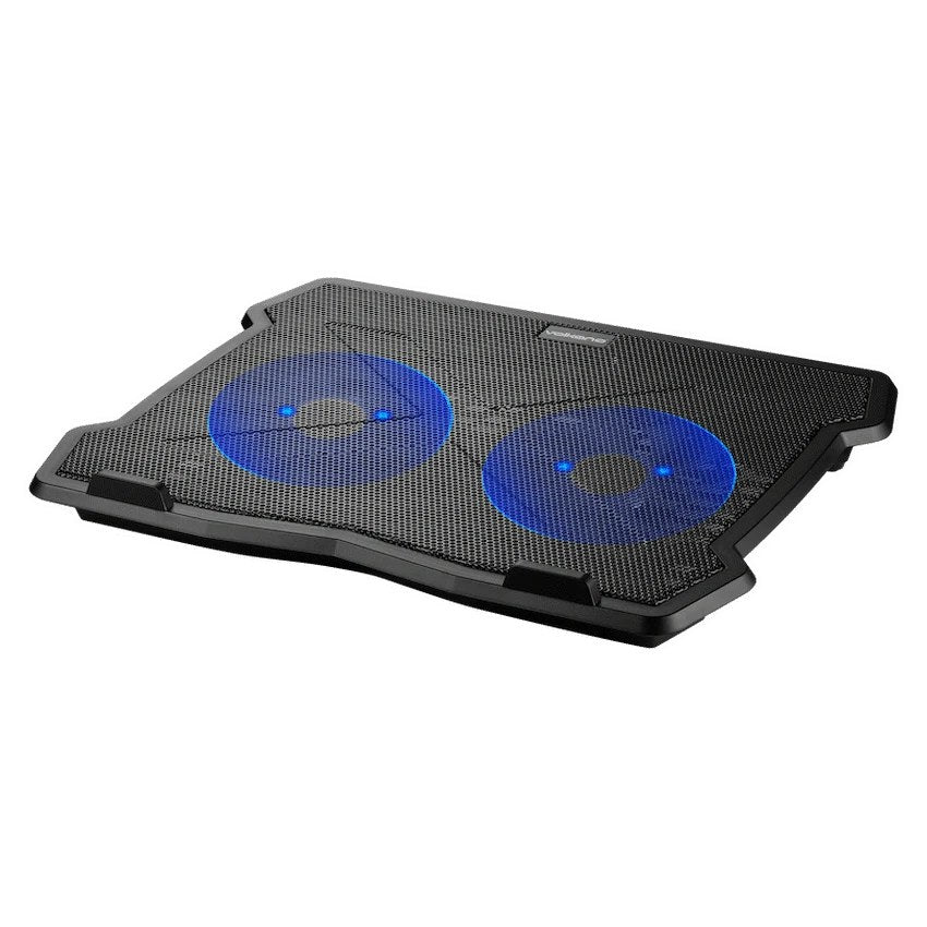 Volkano Polar Series 15" Dual Fan Notebook Cooling Stand (VK-20291-BK) - Office R Us Lagos