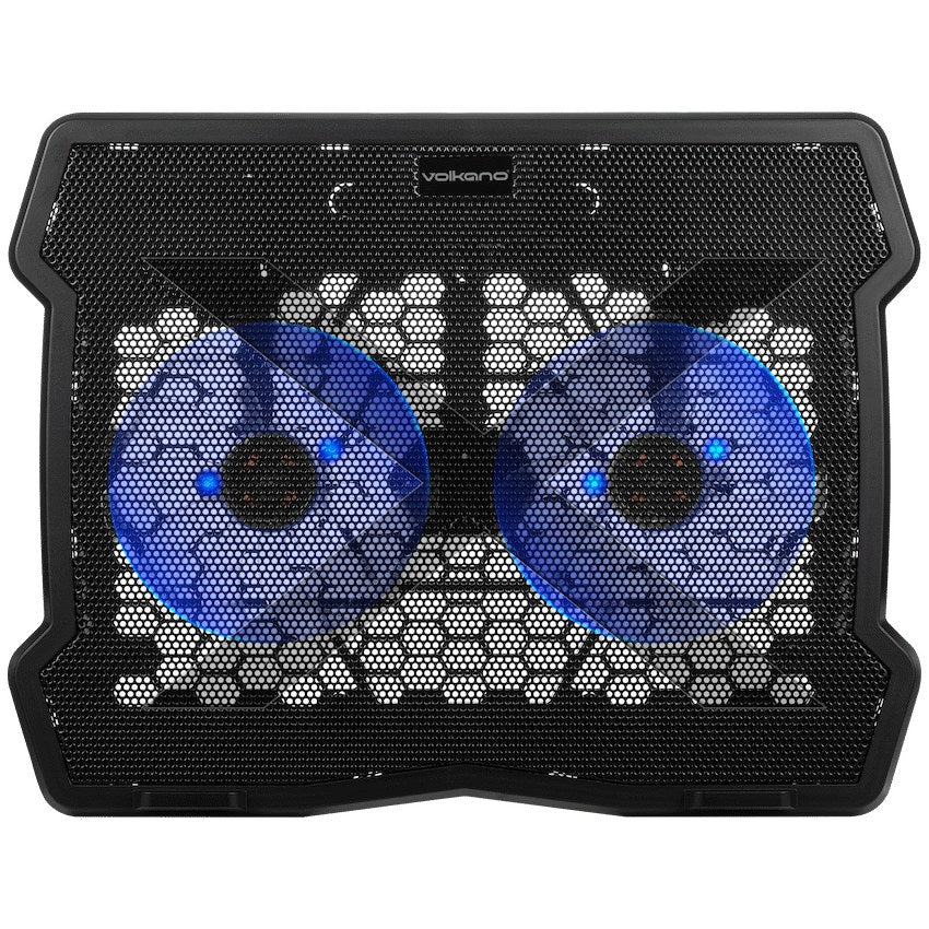 Volkano Polar Series 15" Dual Fan Notebook Cooling Stand (VK-20291-BK) - View 1 - Office R Us
