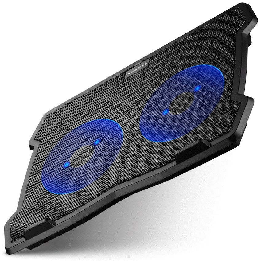 Volkano Polar Series 15" Dual Fan Notebook Cooling Stand (VK-20291-BK) - View 6 - Office R Us