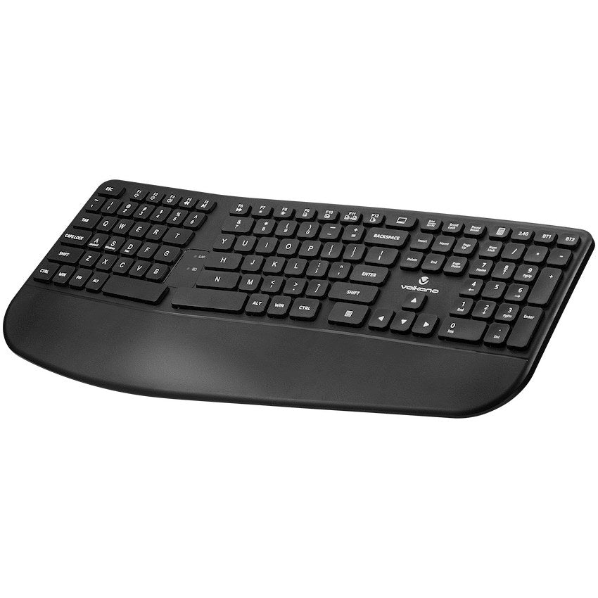 Volkano Vulcan Series Bluetooth Wireless Keyboard and Mouse (VK-20302-BK) - View 5 - Office R Us
